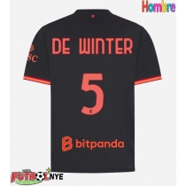 Camiseta AC Milan Koni De Winter #5 Tercera Equipación 2026-27 manga corta